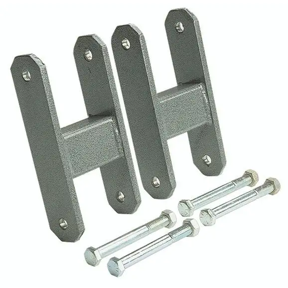 Warrior Products 1-2" Leaf Spring Shackle Kit (Grey) For 76-95 Jeep CJ5, CJ7 & Wrangler YJ 114