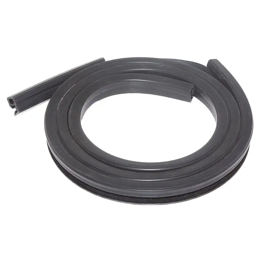 RUBBER SEAL, glass upper right