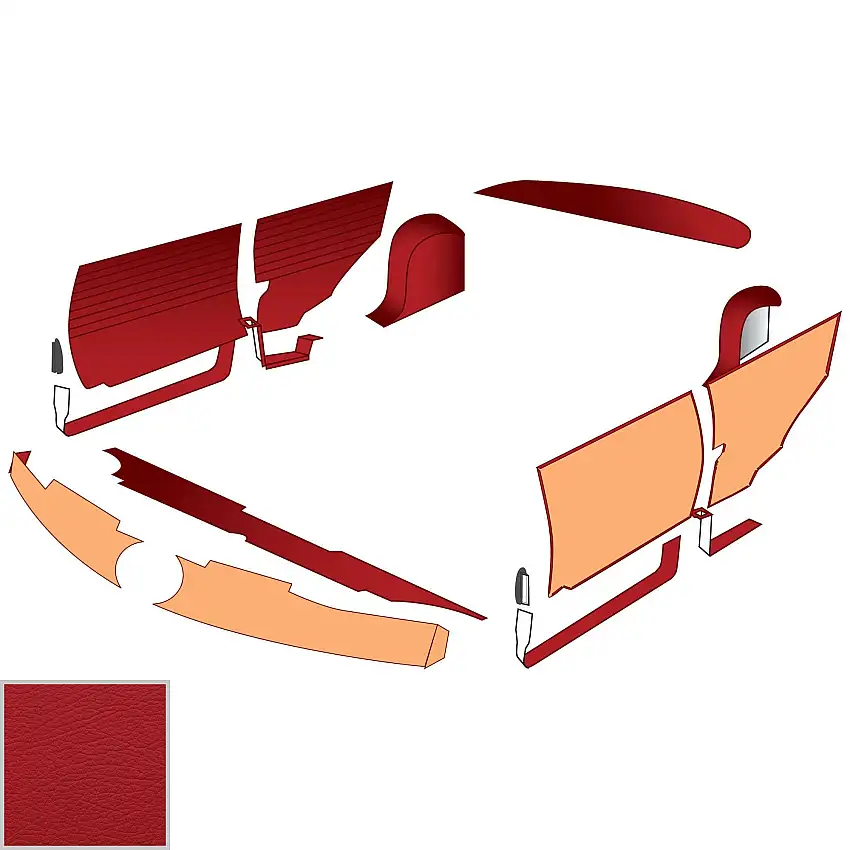 Standard Trim Panel Kit - Red