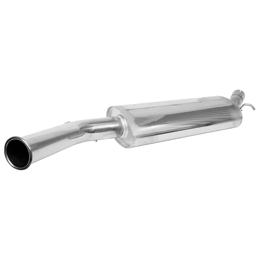 Side exit stainless steel with outward rolled lip
