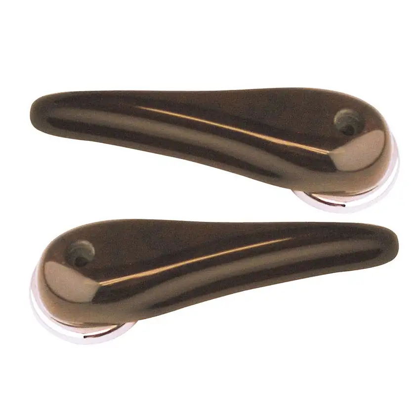 Burr Walnut Window Regulator Handles