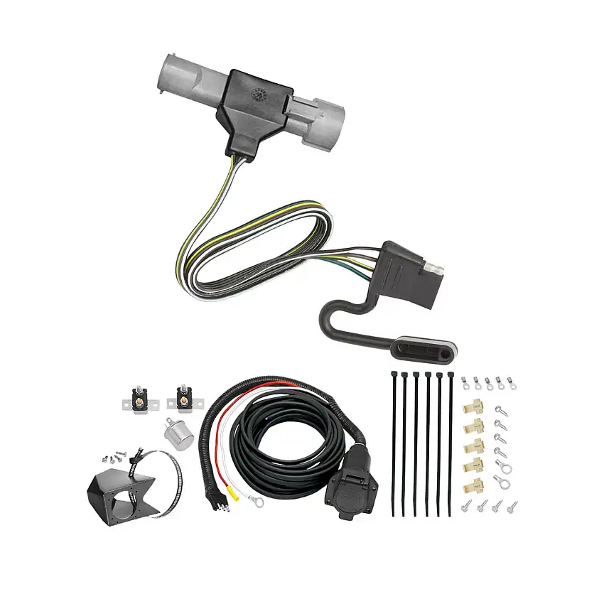 1987-1996 Ford F-350 Tekonsha Custom 7-Way + Brake Controller Install Kit