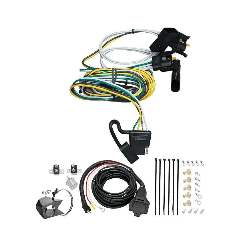 2000-2003 Ford Focus Wagon, (Built Before 11/2002) Tekonsha Custom 7-Way + Brake Controller Install Kit