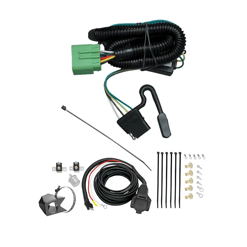 1999-2004 Jeep Grand Cherokee Tekonsha Custom 7-Way + Brake Controller Install Kit