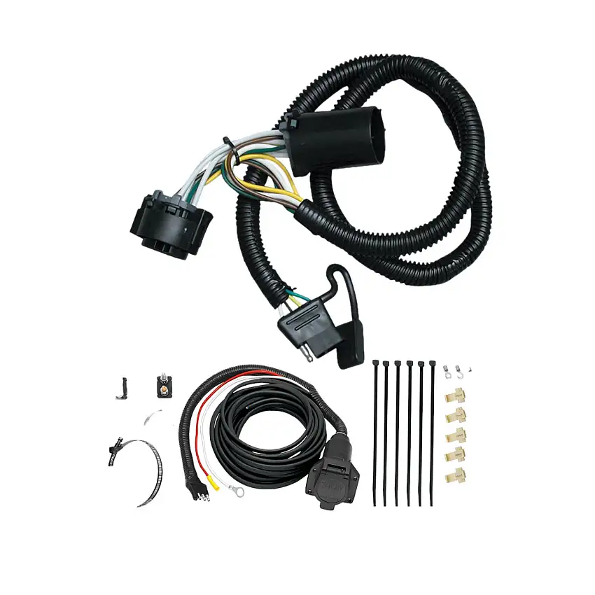 2000-2011 GMC Yukon w/Amber Turn Signals Tekonsha Custom 7-Way + Brake Controller Install Kit