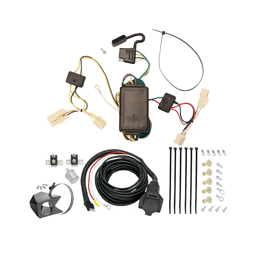 2001-2005 Toyota RAV4 Tekonsha Custom 7-Way + Brake Controller Install Kit