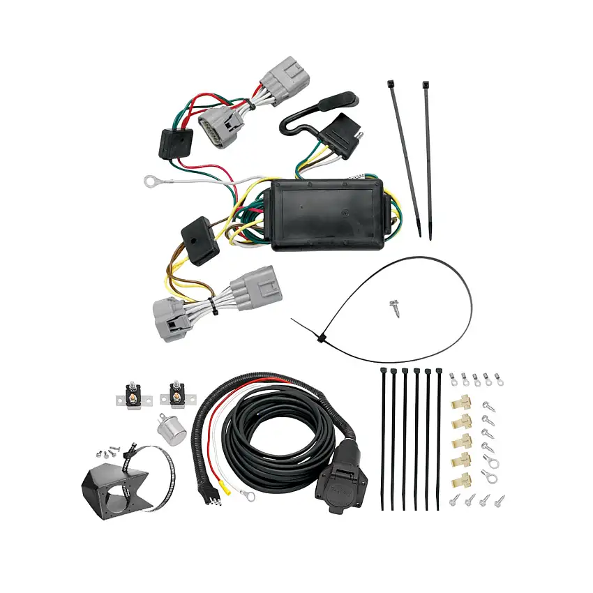 2005-2006 Jeep Grand Cherokee Tekonsha Custom 7-Way + Brake Controller Install Kit