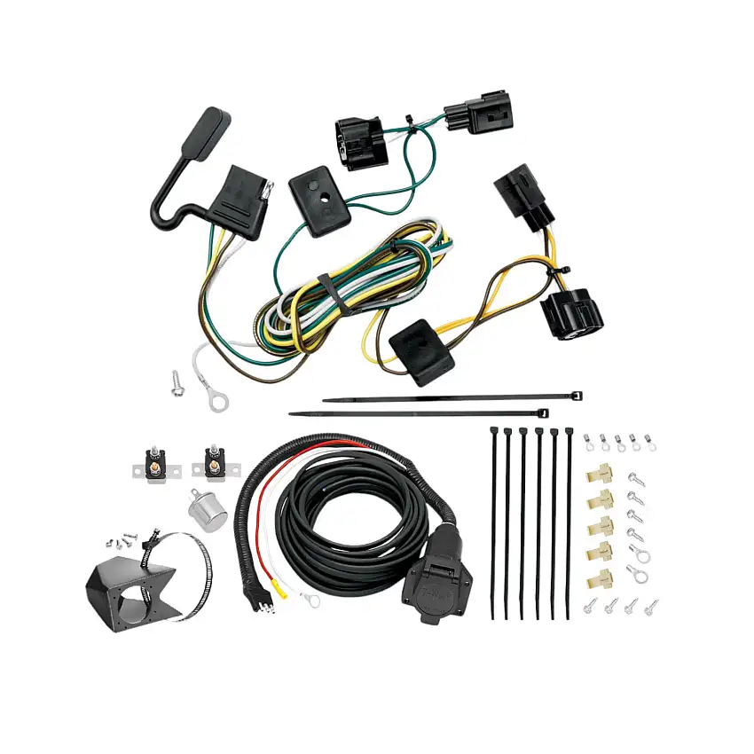 1998-2006 Jeep TJ (Canada Only) Tekonsha Custom 7-Way + Brake Controller Install Kit