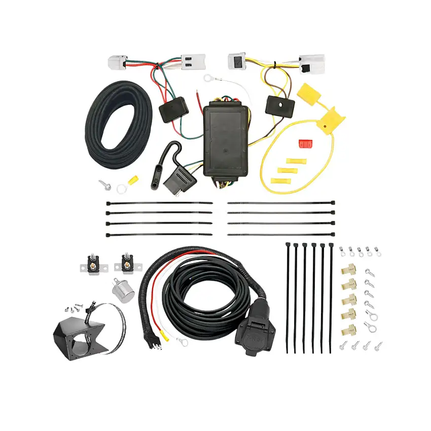 2007-2012 Nissan Sentra Tekonsha Custom 7-Way + Brake Controller Install Kit
