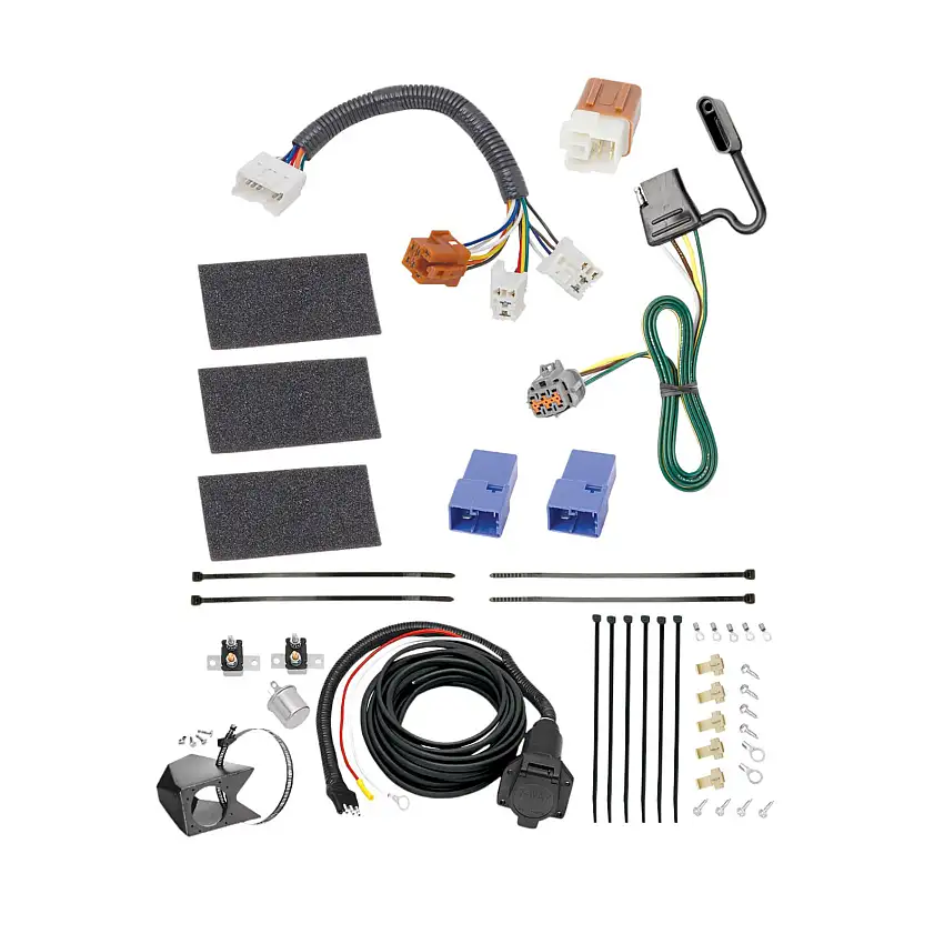 2005-2007 Nissan Pathfinder Tekonsha Custom 7-Way + Brake Controller Install Kit
