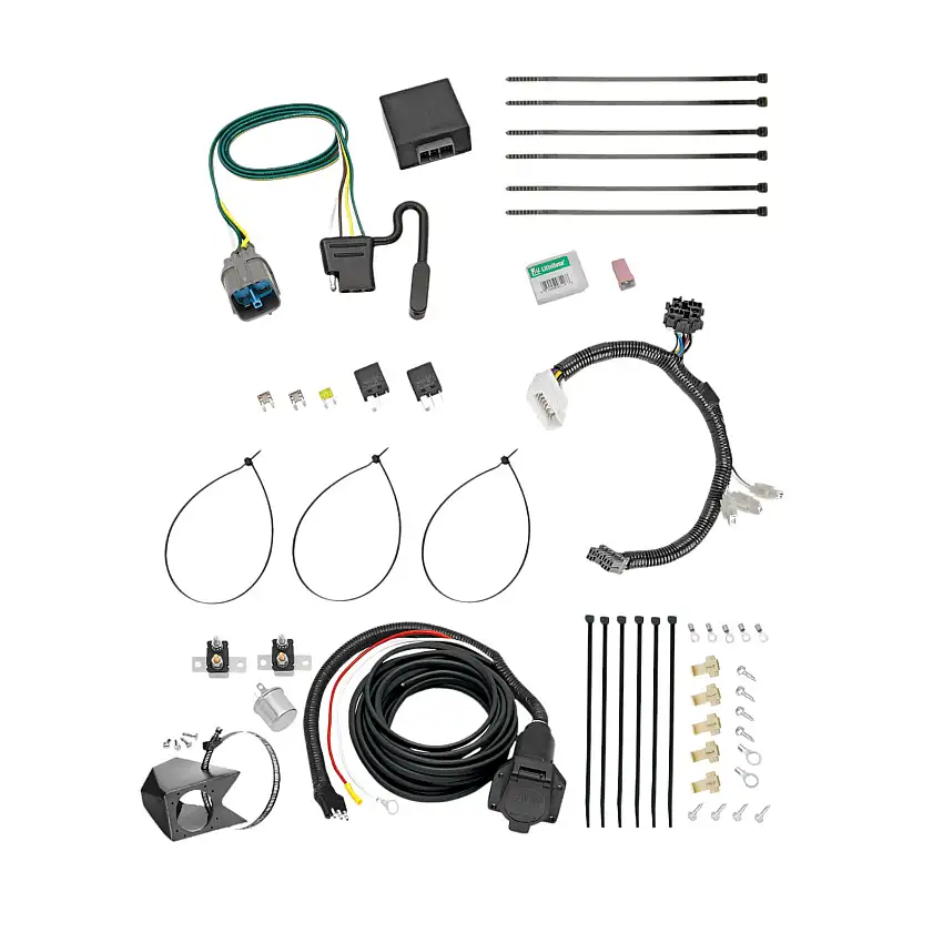 2012-2015 Honda Pilot Tekonsha Custom 7-Way + Brake Controller Install Kit