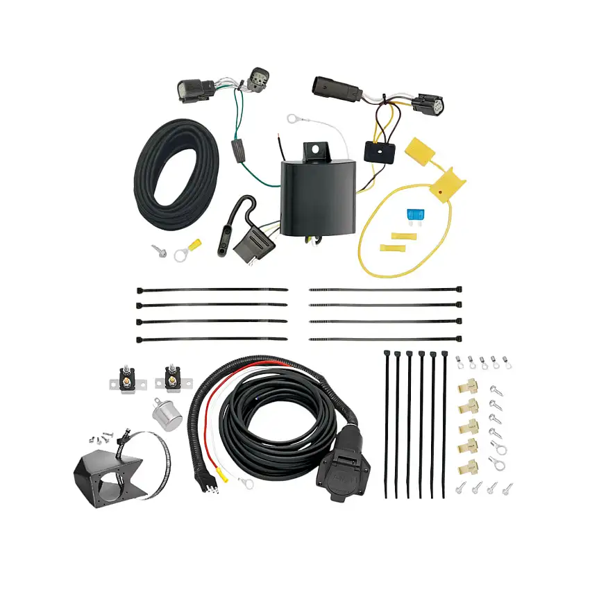 2015-2018 Ford Edge Except Sport & Titanium Tekonsha Custom 7-Way + Brake Controller Install Kit