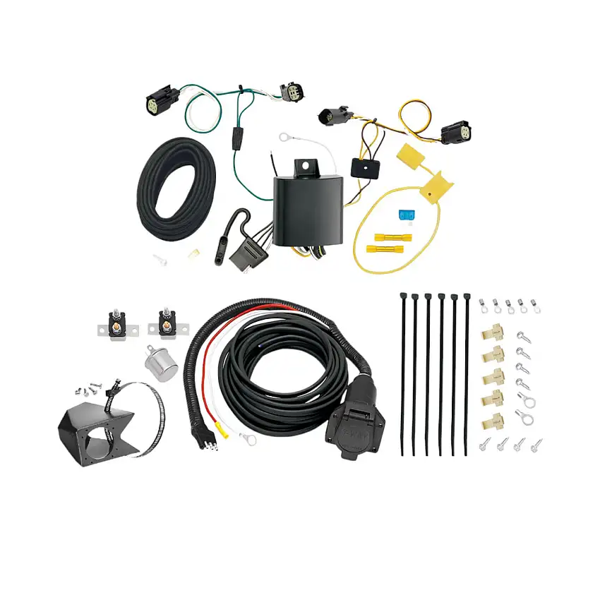 2017-2020 Chrysler Pacifica Touring L Plus Tekonsha Custom 7-Way + Brake Controller Install Kit