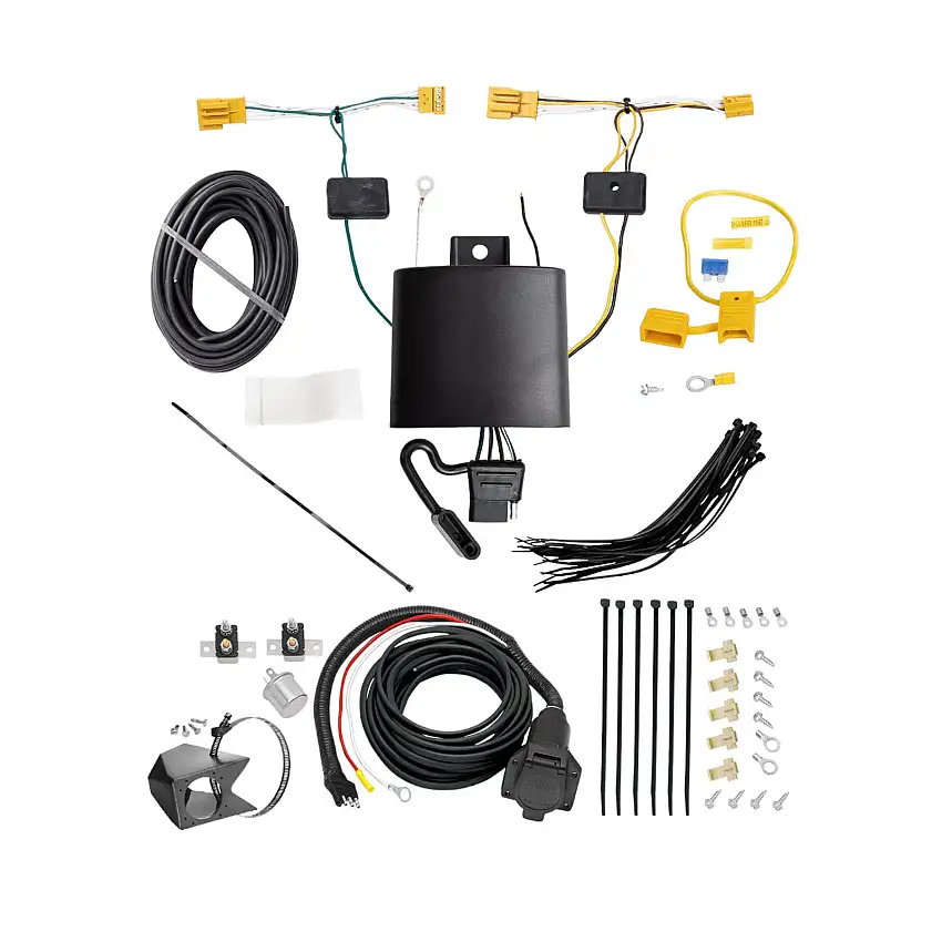 2018-2021 Mercedes-Benz GLC63 AMG SUV, Except PO3 Premium Package Tekonsha Custom 7-Way + Brake Controller Install Kit