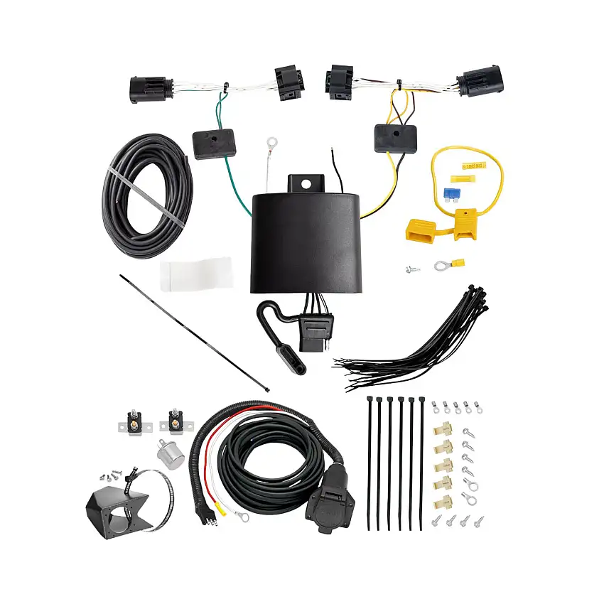 2018-2024 Alfa Romeo Stelvio Tekonsha Custom 7-Way + Brake Controller Install Kit