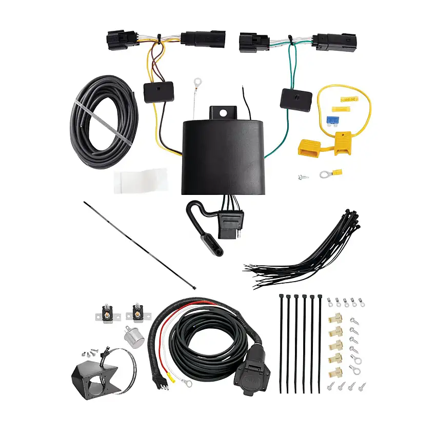 2021-2024 Jeep Grand Cherokee L Tekonsha Custom 7-Way + Brake Controller Install Kit