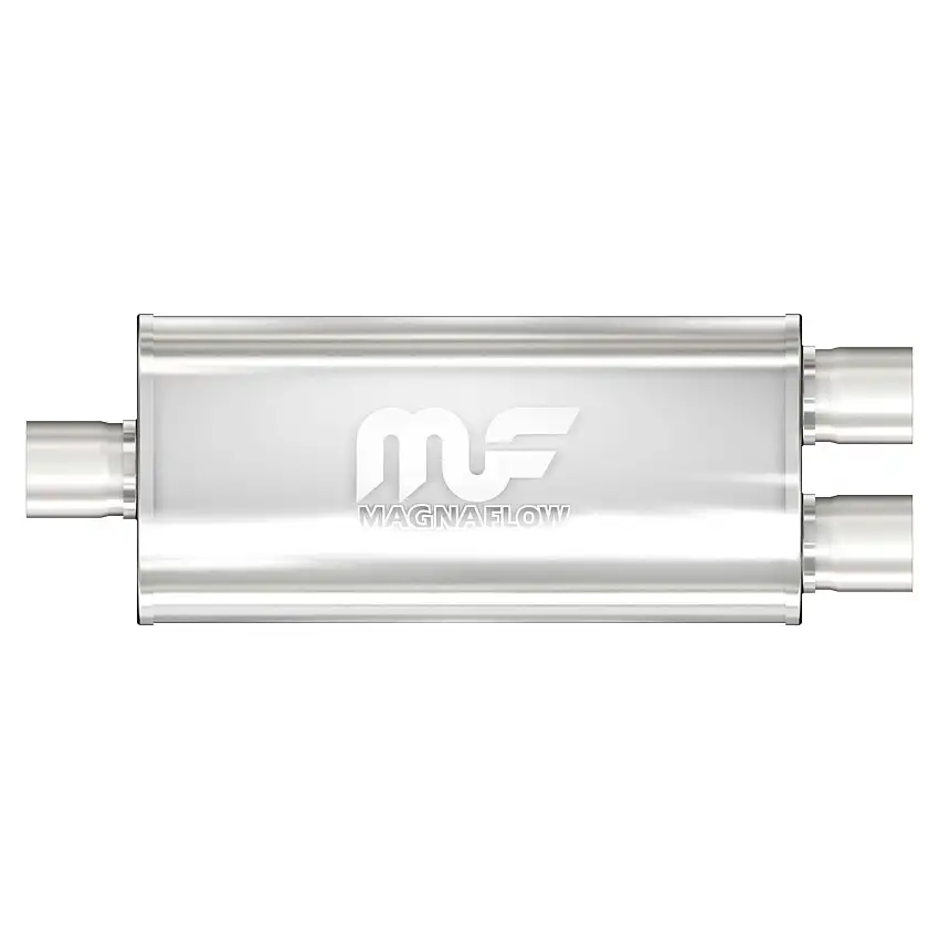 MagnaFlow Exhaust Products 12138 Straight-Through Performance Muffler; 2.25in. Center/Dual; 5x14x8 Body