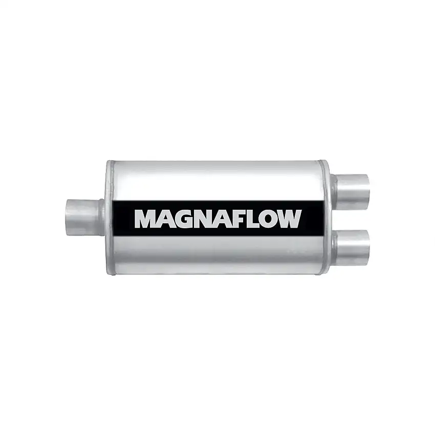 MagnaFlow Exhaust Products 12148 Straight-Through Performance Muffler; 2.25/2in. Center/Dual; 5x14x8 Body