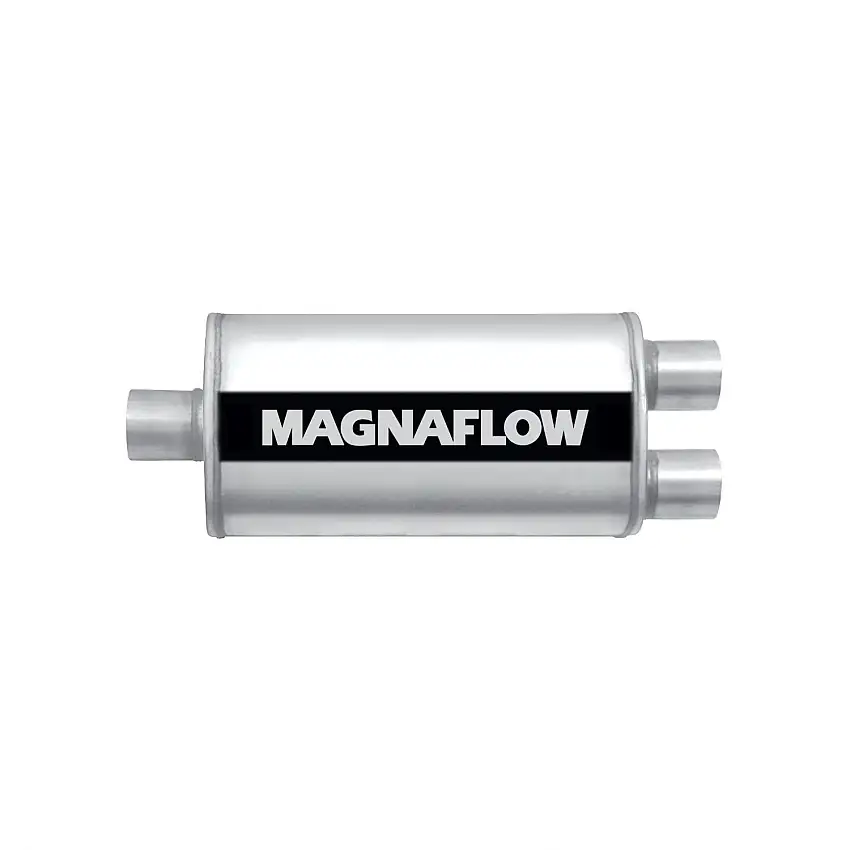 MagnaFlow Exhaust Products 12158 Straight-Through Performance Muffler; 2.5in. Center/Dual; 5x14x8 Body