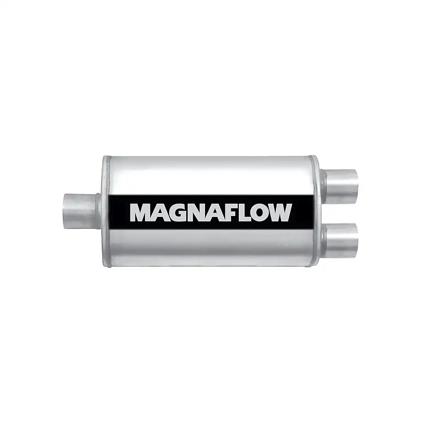MagnaFlow Exhaust Products 12198 Straight-Through Performance Muffler; 3/2.5in. Center/Dual; 5x14x8 Body