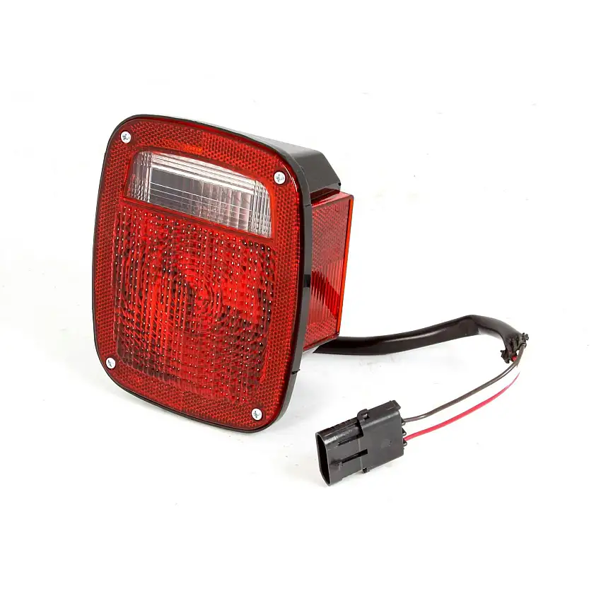 Omix-Ada 12403.48 Right Hand Tail Light with Black Housing