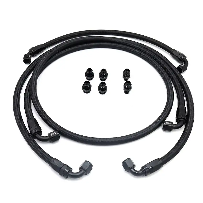 Full Send Diesel Braided Replacement 48RE Swap Transmission Line Kit 13-18 Ram 6.7L Cummins