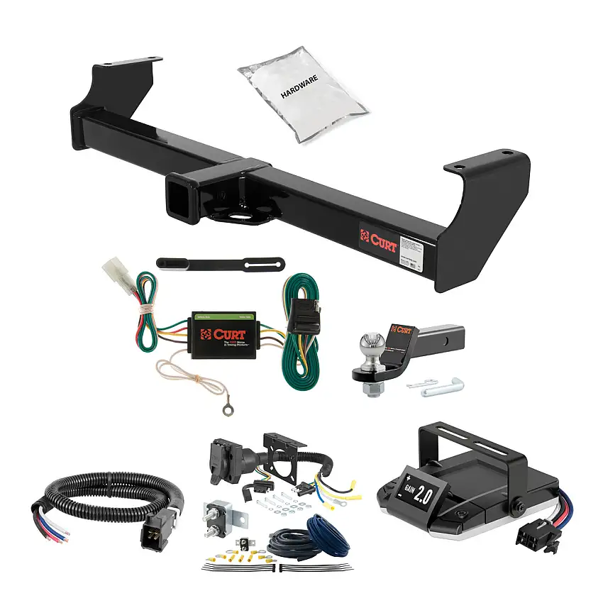 02-06 Suzuki XL-7 2 CURT Trailer Hitch + Assure Proportional Brake Controller Kit HBCW2342