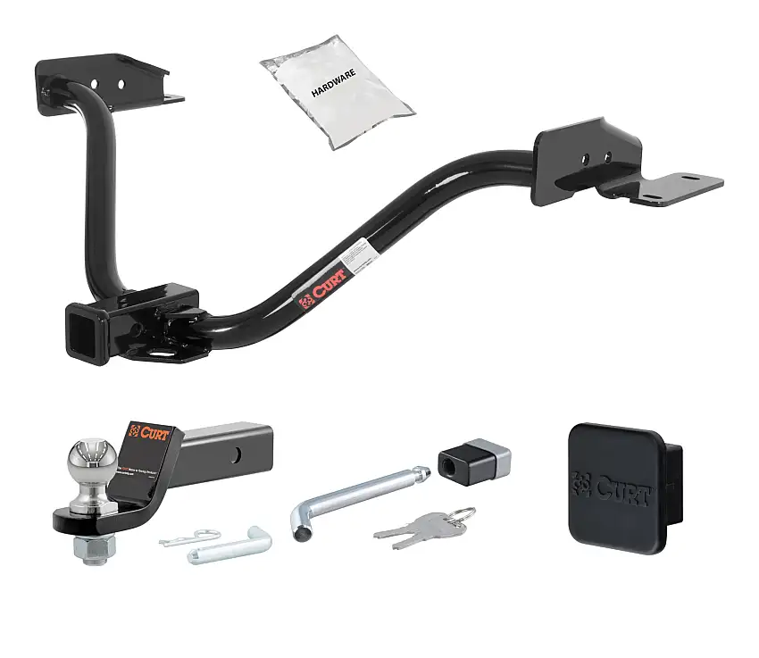 04 - 08 Chrysler Pacifica Excluding hybrid 2in. CURT Trailer Hitch + Ball Mount + Cover + Lock Kit HWA643