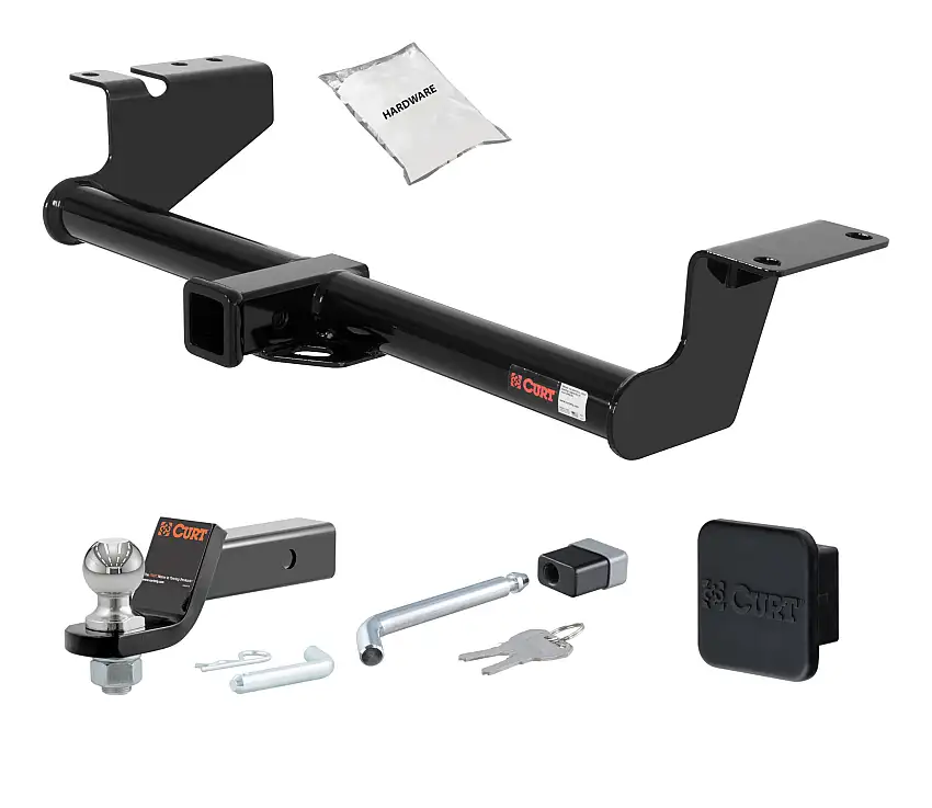 03 - 07 Nissan Murano 2in. CURT Trailer Hitch + Ball Mount + Cover + Lock Kit HWA2035