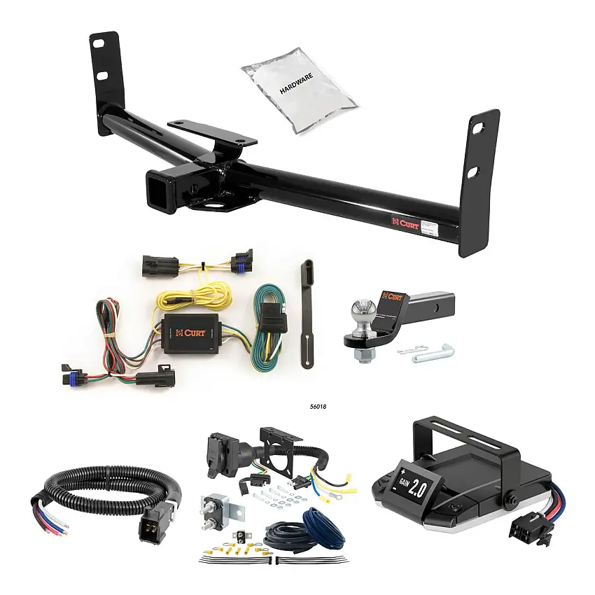 02-07 Saturn Vue 2 CURT Trailer Hitch + Assure Proportional Brake Controller Kit HBCW2236