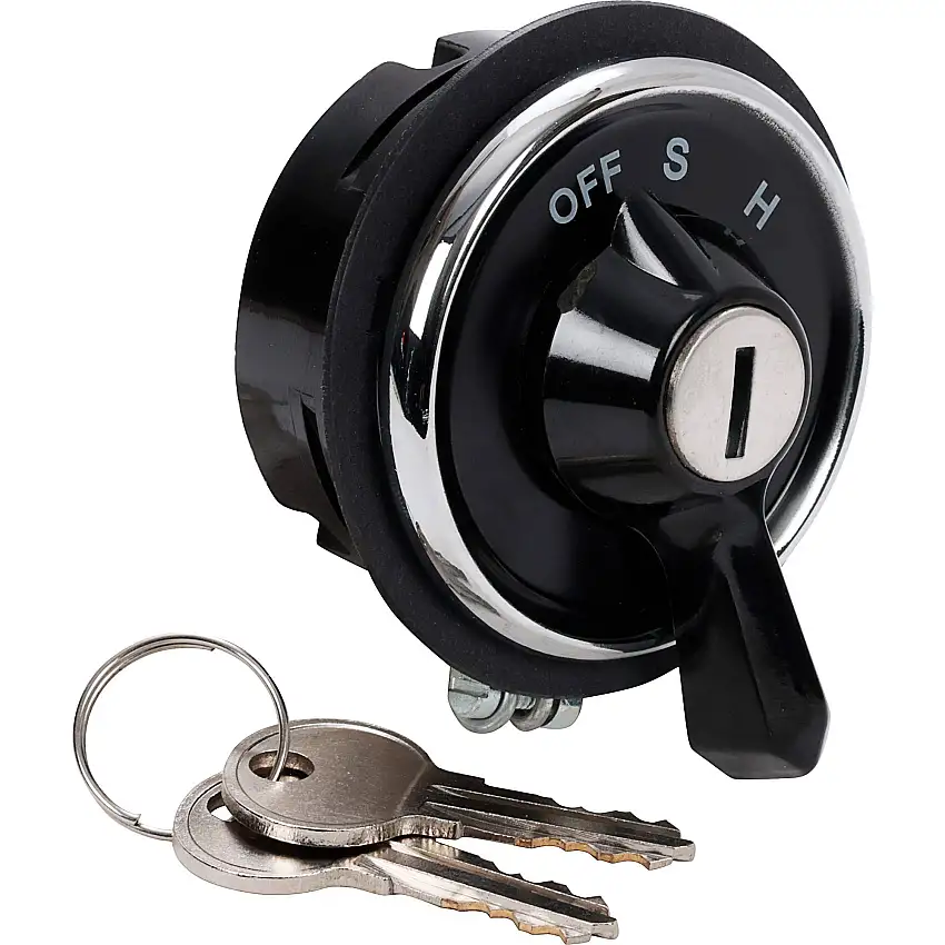 SWITCH, ignition/headlamp w/2 keys, bezel, knob