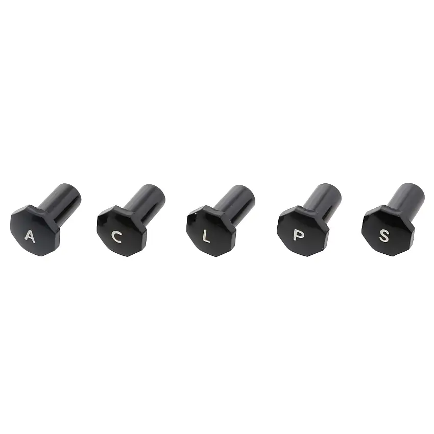 KNOB SET, lettered (original style)