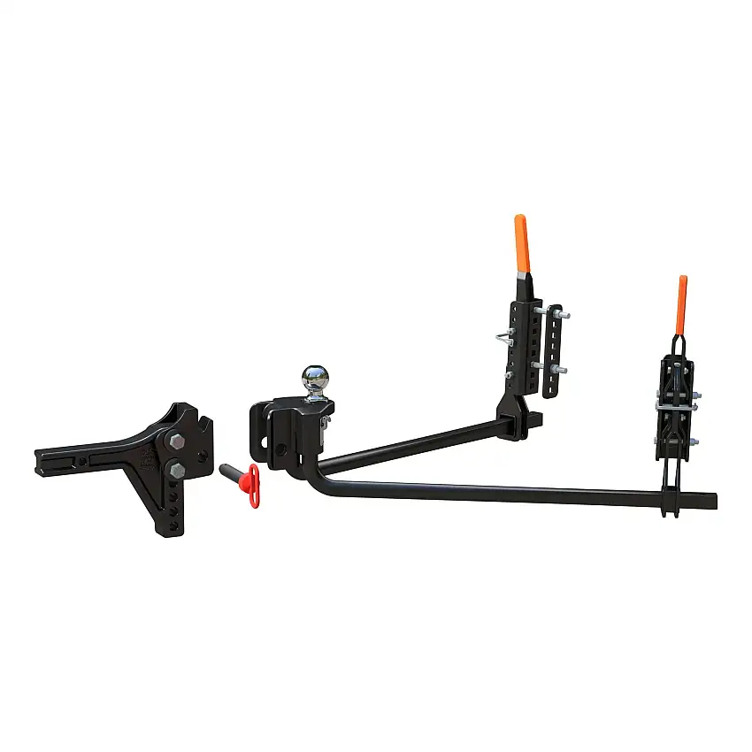 CURT 17510 TruTrack 2P Trailer-Mounted Weight Distribution Hitch, 8-10K