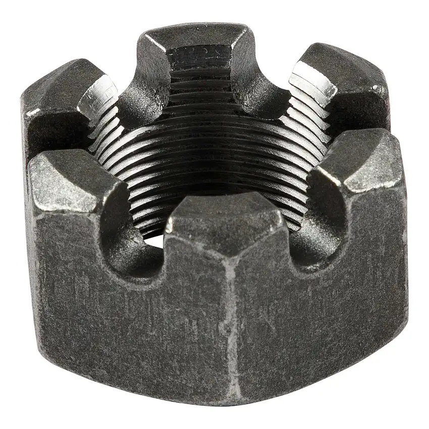 CURT 181894 6-Slot Castle Spindle Nut - 1-1/2"-12 Threads,