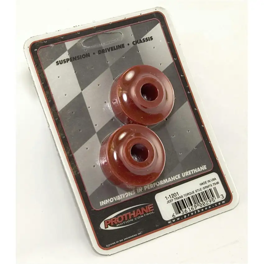 Rugged Ridge 18369.01 Bushing Poly Stab Pair Red; 72-95 Jeep CJ/Wrangler YJ