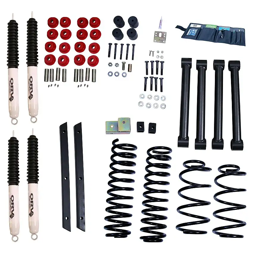 Rugged Ridge 18415.31 2 Inch Lift Kit with Shocks