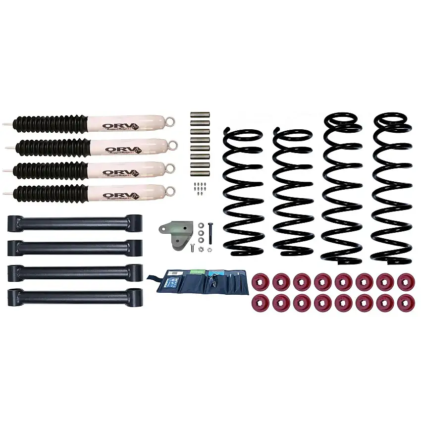 Rugged Ridge 18415.75 3 Inch Lift Kit with Shocks