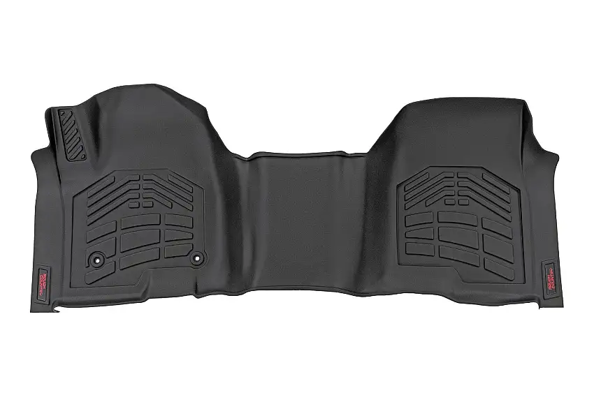 Rough Country Sure-Fit Floor Mats Front Over Hump Crew Chevy/GMC 1500/2500HD/3500HD (19-25 & Classic)19-25 & Classic SM2165