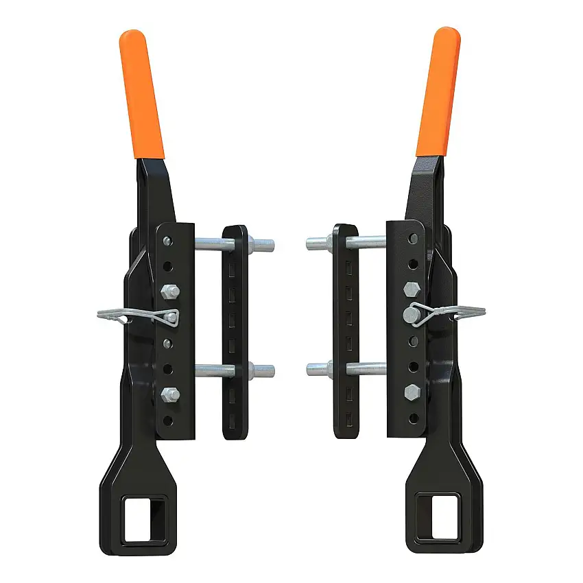 CURT 19298 Replacement TruTrack Trailer-Mounted Support Brackets with Handles (2-Pack)