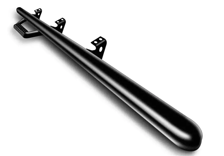 N-FAB C1954RC-TX Nerf Step - Cab Len (1 Stp)-19 (NewBody)-26 Silv/Sierra 1500/20-26 HD Reg-TXBlk
