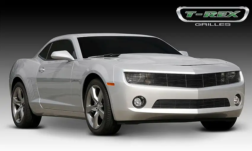 T-Rex Grilles 20027B Billet Phantom Grille, Black, Aluminum, 1 Pc, Overlay