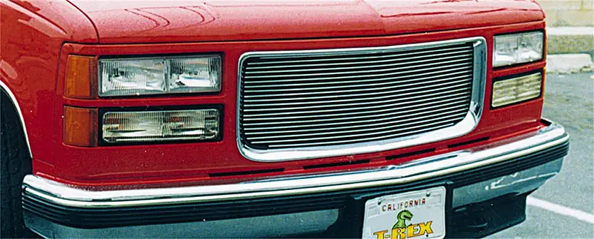 T-Rex Grilles 20140 Billet Grille, Polished, Aluminum, 1 Pc, Insert