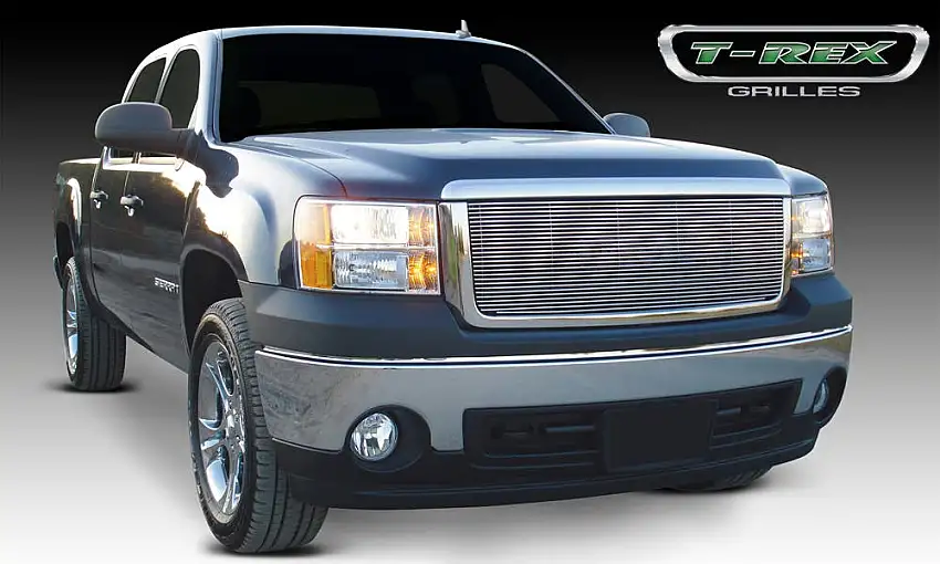 T-Rex Grilles 20205 Billet Grille, Polished, Aluminum, 1 Pc, Overlay/Insert