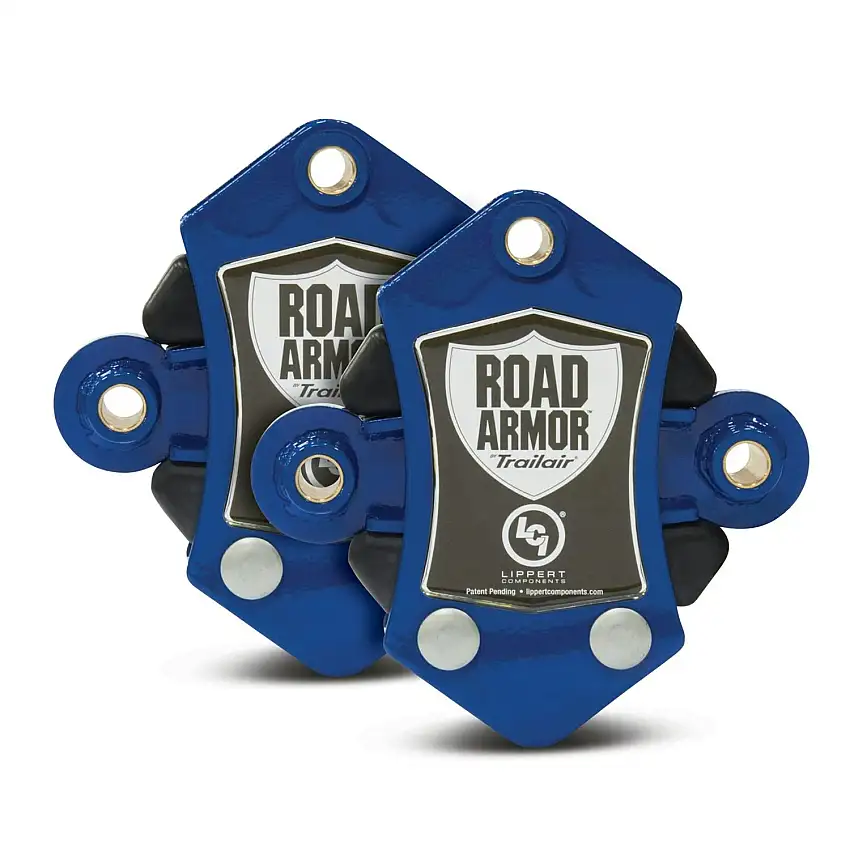 CURT 2021015191 Road Armor™ Shock-Absorbing Trailer Equalizer Tandem Axle Kit, 3.5-8K lbs.