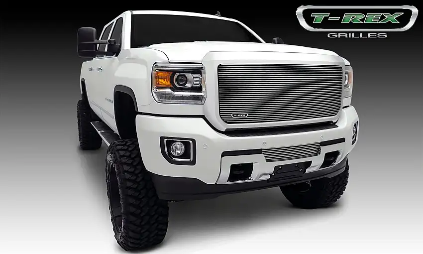 T-Rex Grilles 20211 Billet Grille, Polished, Aluminum, 1 Pc, Insert