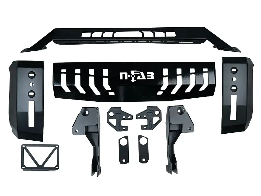 N-FAB C19BB01-TX HVM Bull Bar - 19-21 Chevrolet Silverado 1500, 22 Silverado 1500 LTD