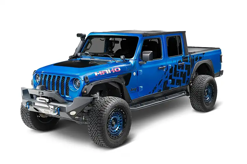Rugged Ridge 11641.11 Fender Flare Delete Kit, F/R