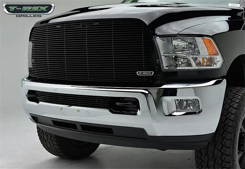 T-Rex Grilles 20452B Billet Grille, Black, Aluminum, 1 Pc, Replacement