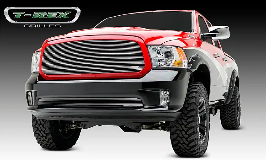 T-Rex Grilles 20458 Billet Grille, Polished, Aluminum, 1 Pc, Insert