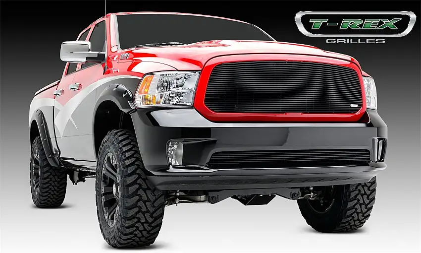 T-Rex Grilles 20458B Billet Grille, Black, Aluminum, 1 Pc, Insert